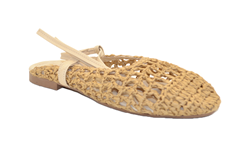 BALLERINA SCHIAVA RAFIA BEIGE